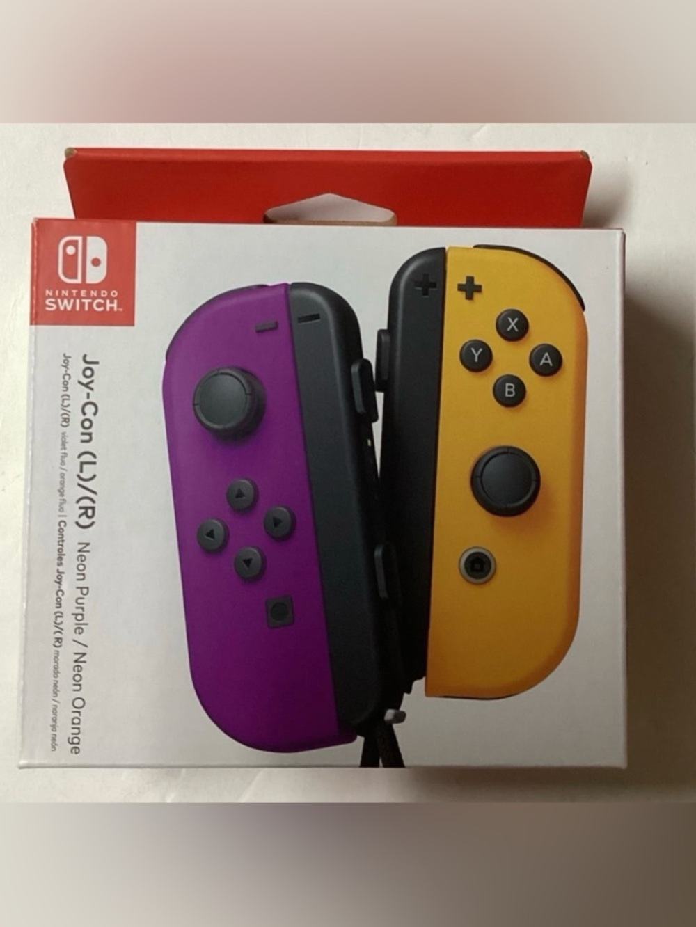 Nintendo Switch Joy-Con (L)/(R) Neon Purple/ Neon Orange